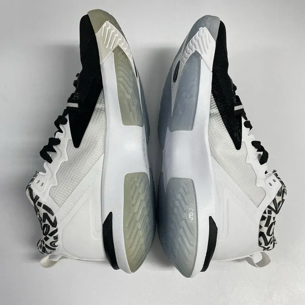 Jordan Zion 1 Gen Zion DA3130 002 Size 8 Men New With Defects Black White NOLA
